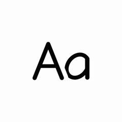 round font icon sign vector