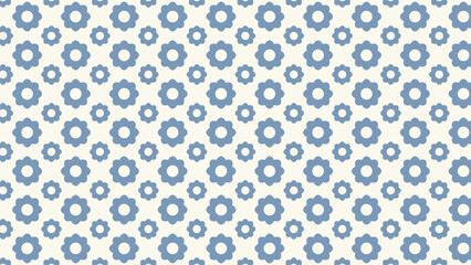A delicate seamless vector pattern of periwinkle flowers on a creamy white background. Ideal for vintage designs, invitations, elegant fabric prints, and sophisticated packaging