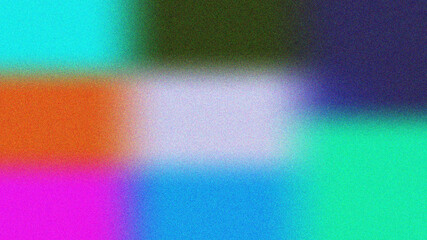 Abstract mosaic of vibrant saturated colors arranged in a geometric pattern with a bright white center creating a visually stimulating and modern graphic