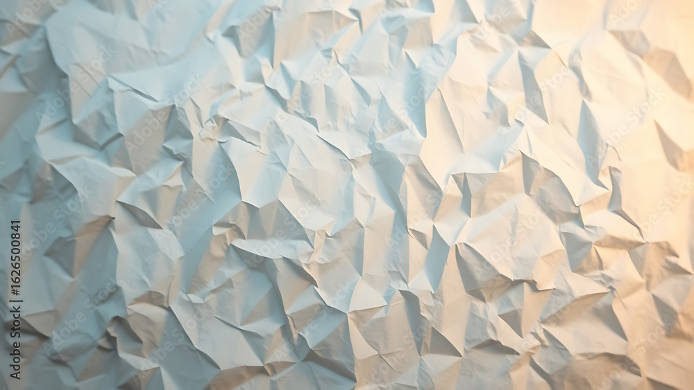 Poster white crumpled paper background texture pattern overlay