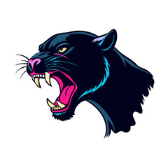 vector illustration of a tiger head