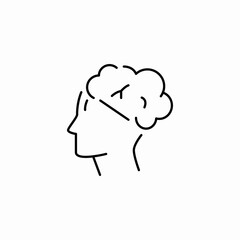 open minded icon sign vector