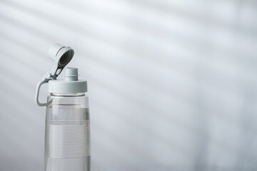 Reusable Water Bottle with Copy Space.