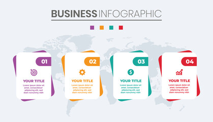 modern infographics with cool designs according to company needs