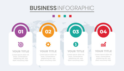 modern infographics with cool designs according to company needs
