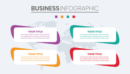 modern infographics with cool designs according to company needs
