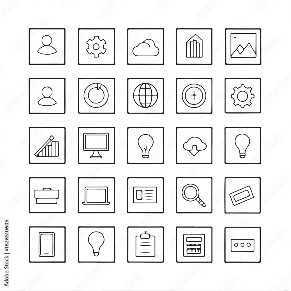 Poster abstract geometric shapes and lines forming a dynamic composition with a distinct silhouette style s