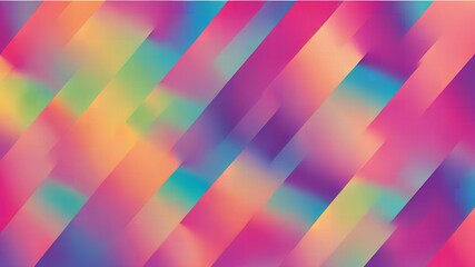 Diagonal gradient stripes in vibrant rainbow colors create abstract background motion