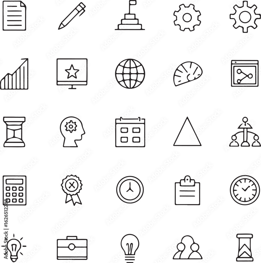 Poster abstract geometric shapes and lines in a dynamic composition featuring a bold silhouette element