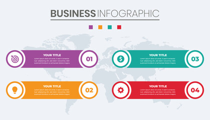 modern infographics with cool designs according to company needs