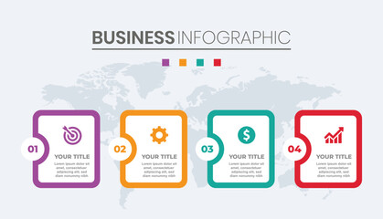 modern infographics with cool designs according to company needs