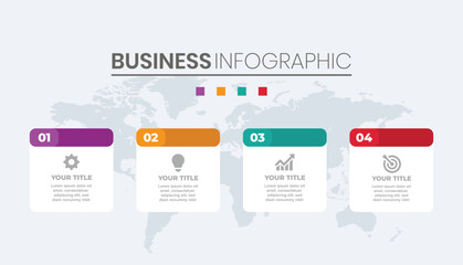 modern infographics with cool designs according to company needs