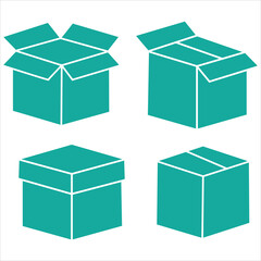 Collection of line style web icons depicting various packaging and shipping elements for digital use
By 