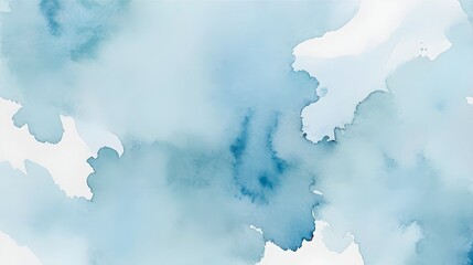 Obraz premium Abstract Blue Watercolor Wash Background.