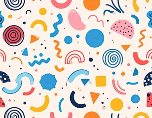 Colorful confetti vector
4