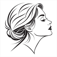 beauty-girl-face-silhouette-vector-