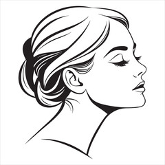 beauty-girl-face-silhouette-vector-