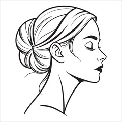 beauty-girl-face-silhouette-vector-