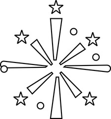 Birthday Element Outline