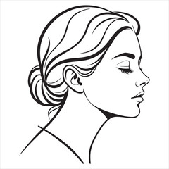 beauty-girl-face-silhouette-vector-