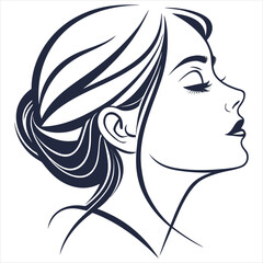 beauty-girl-face-silhouette-vector-