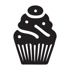 cupcake vector illustration. illustration EPS 10