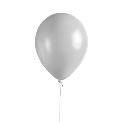 white balloon on transparent background