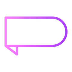 Ribbons gradient icon