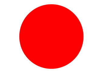 red circle isolated