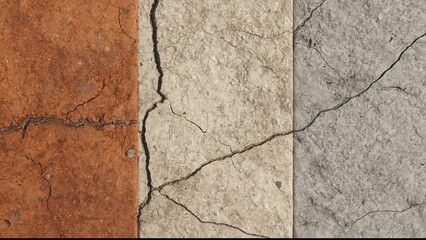 Obraz premium Textured Beige Gray Brown Gradient Background 