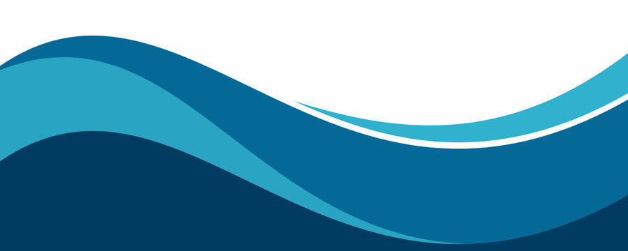 abstract blue wave background