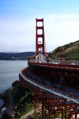 Golden Gate Bridge in clear sunny weather