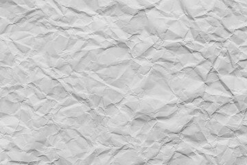 White crumpled paper backdrop,white crumpled paper texture background,Clean white paper, wrinkled, abstract background.