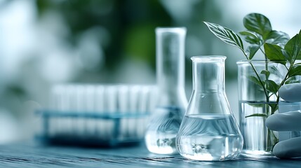 Soil testing experiment in agricultural science lab indoor environment chemical analysis scientific study