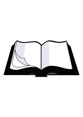open book vector illustration05