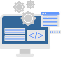 Web Development Illustration