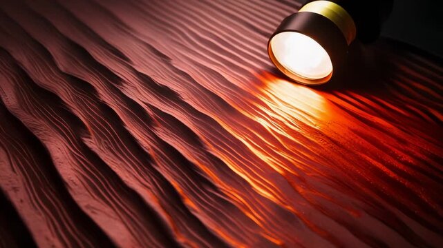 Reddish-Brown Textured Surface with Warm Orange Glow