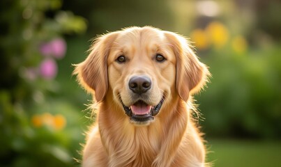 golden retriever portrait