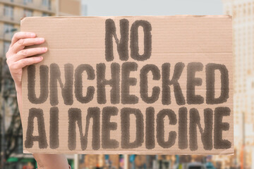 “No Unchecked AI Medicine”
Human supervision is non‑negotiable in patient care and diagnosis....