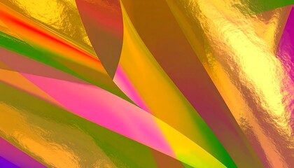 Fototapeta premium Abstract vibrant geometric shapes