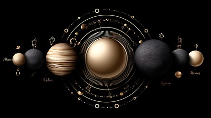 Abstract solar system artwork digital art cosmic environment modern aesthetics unique perspective cosmic interpretation