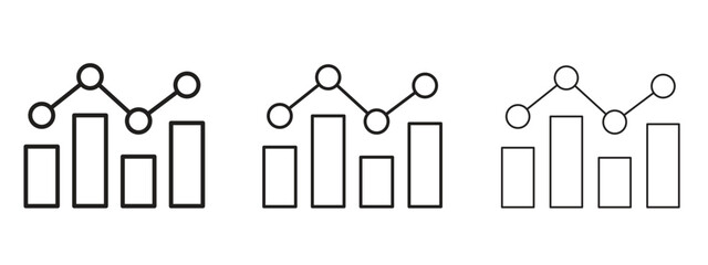 Benchmarking icon linear style sign for mobile concept and web design.