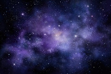 Fototapeta premium Vast Deep Space Nebula With Starry Cluster