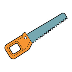 A handsaw is a manual cutting tool with a sharp, toothed blade, ideal for slicing through wood or plastic with precision. Perfect for DIY, carpentry, and home repairs.
