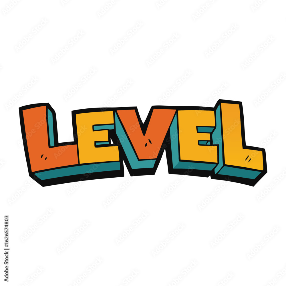 Fototapete level typography arranges text in clear, horizontal lines or tiers, creating balanced, organized des