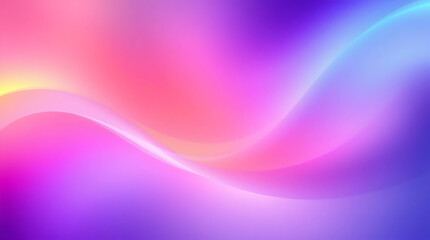 Naklejka premium Abstract Flowing Waves of Vibrant Colors Creating a Mesmerizing Gradient Background