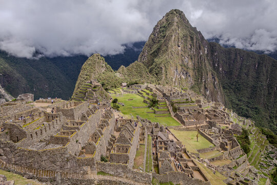 Machu Picchu Peru Travel Destination: The Lost City of the Incas Among the Clouds