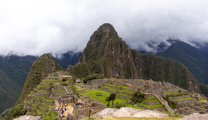 Machu Picchu Peru Travel Destination: The Lost City of the Incas Among the Clouds