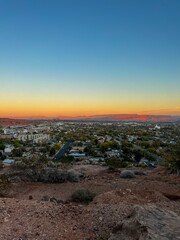 Cityscape at Sunset in St. George, Utah