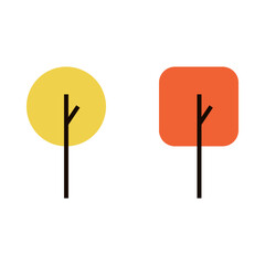 Tree vector illustration. 